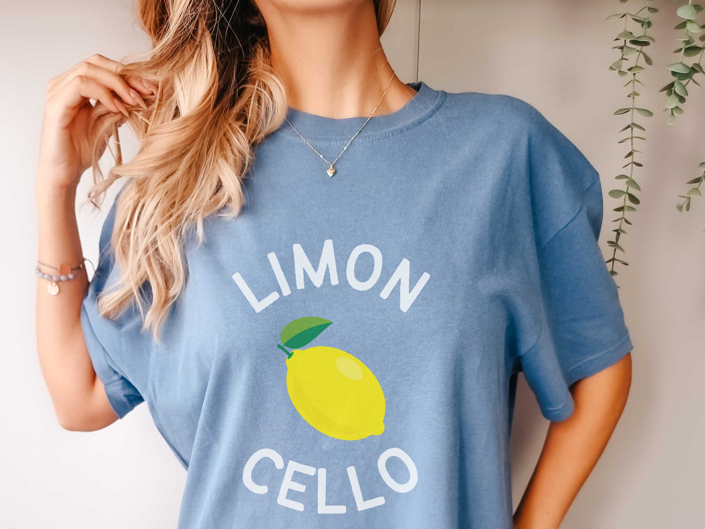 Limoncello T-Shirt in Blue Jean