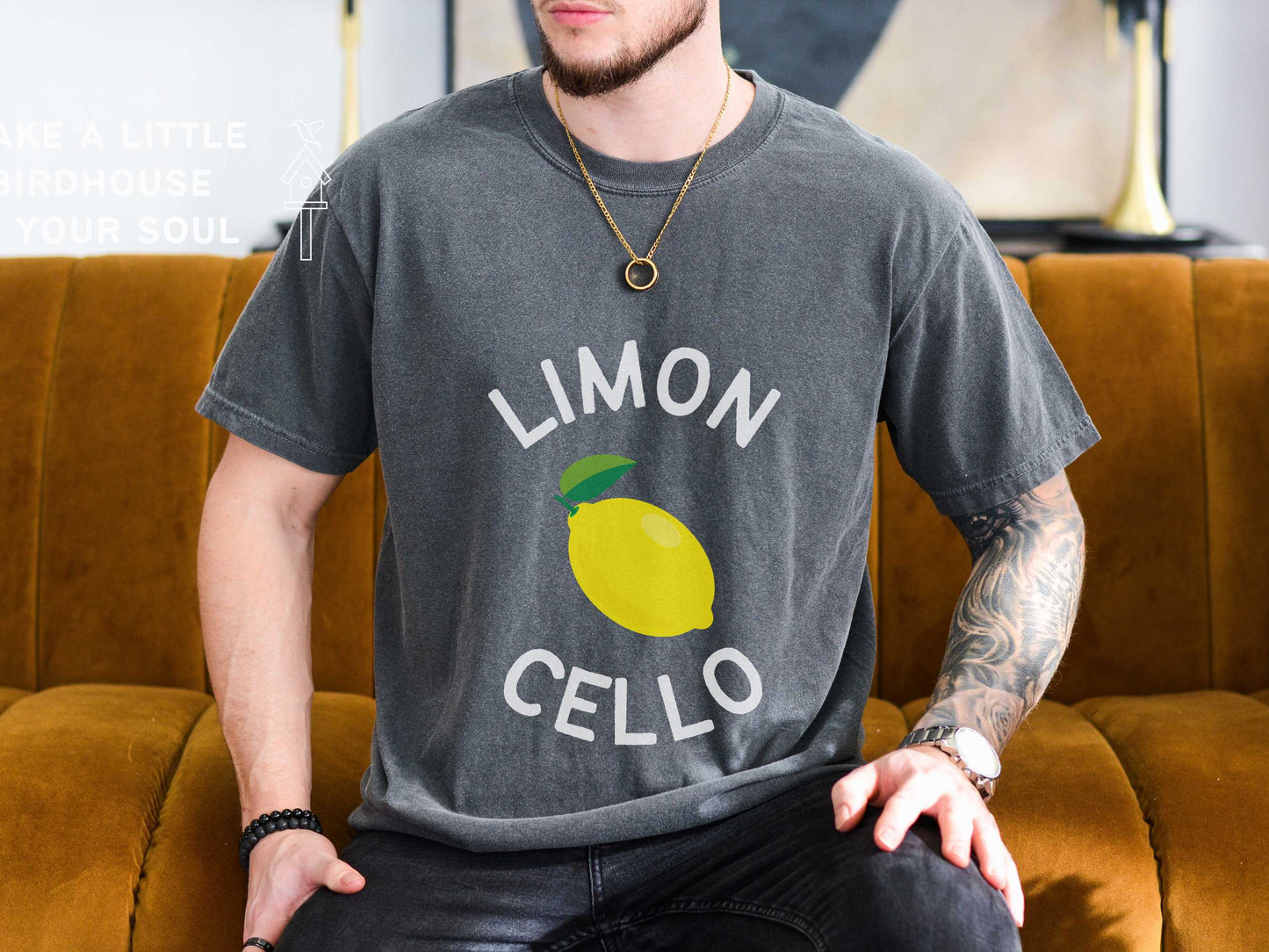 Limoncello T-Shirt in Pepper