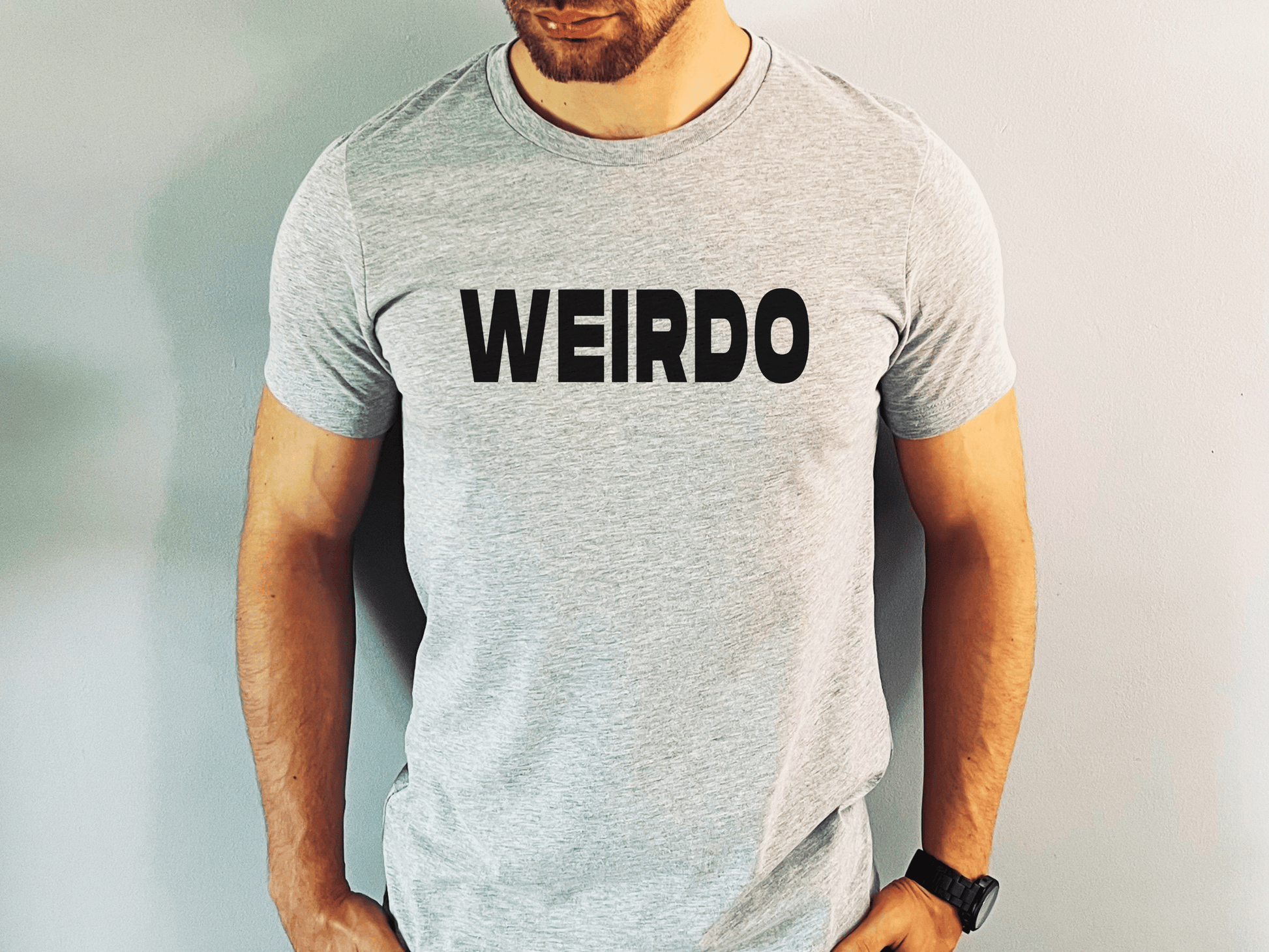 Weirdo T-Shirt in Athletic Heather