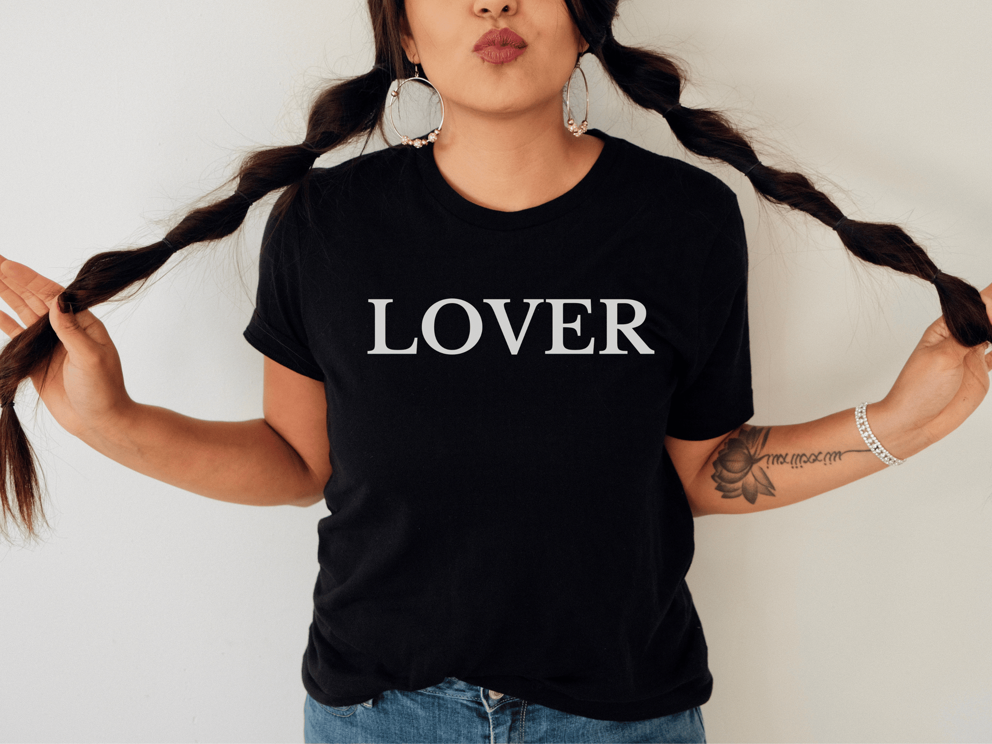 Lover T-Shirt in Black