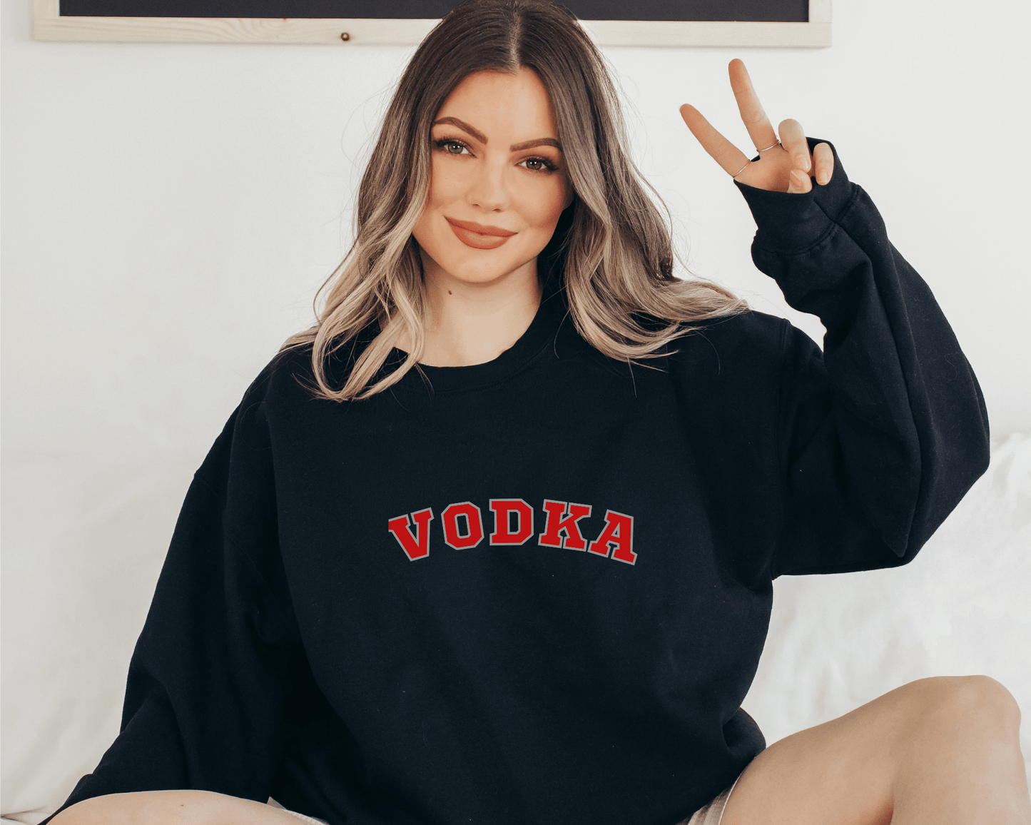 Vodka Sweatshirt in Black