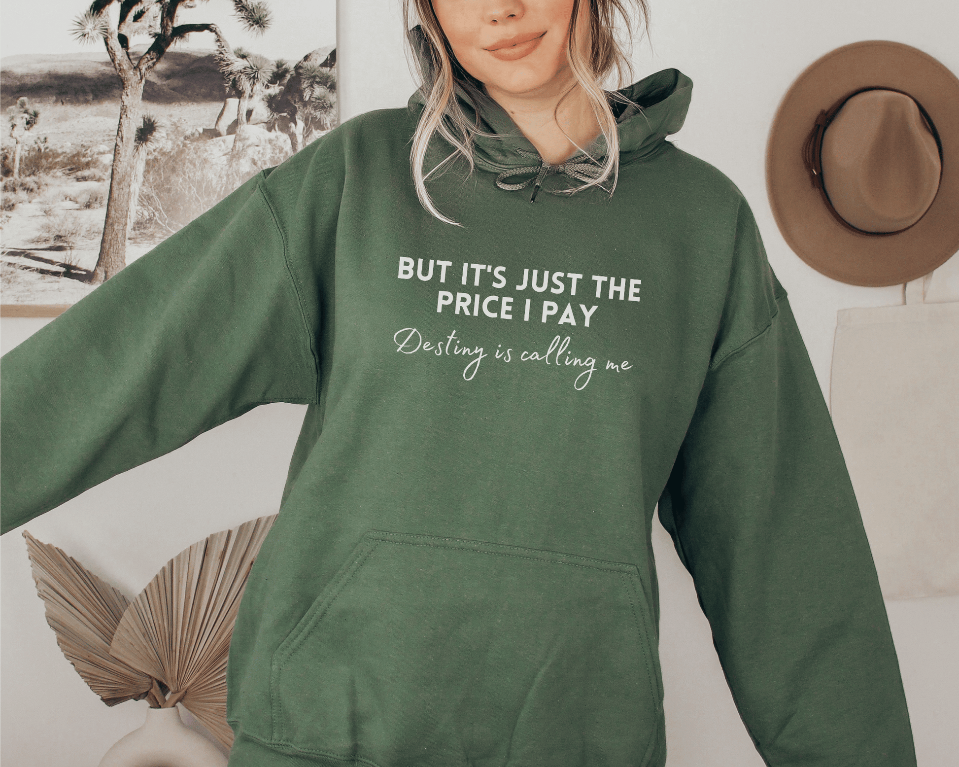 Mr. Brightside The Killers Hoodie in Military Green