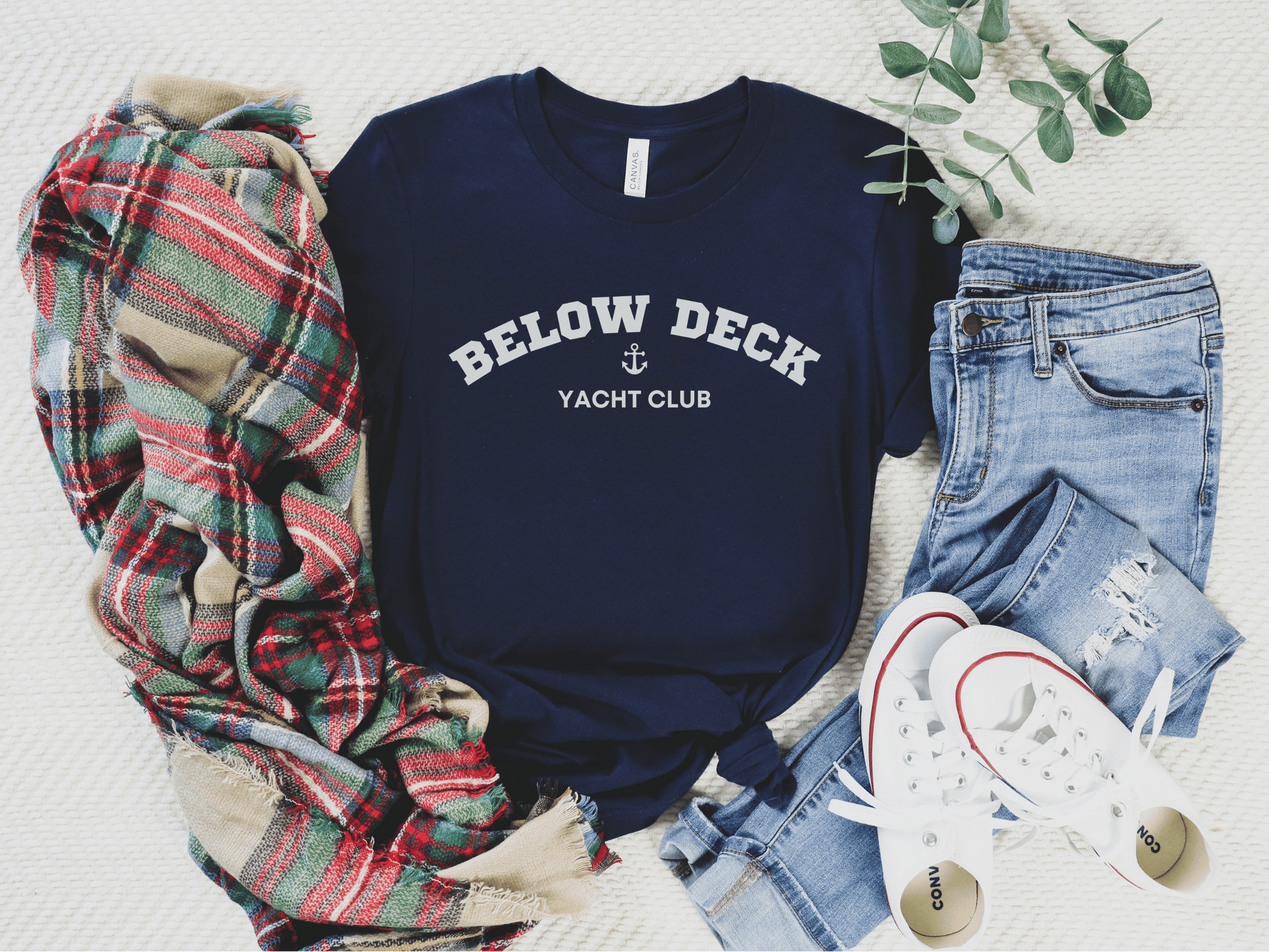 Below Deck Yacht Club T-Shirt in Navy