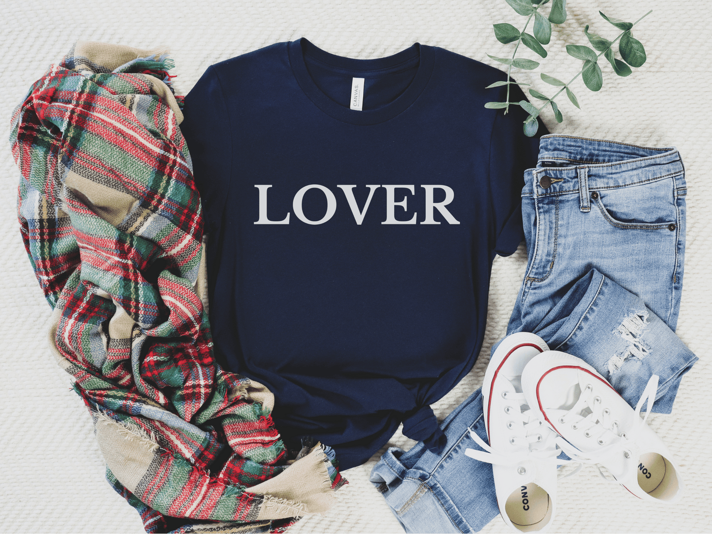 Lover T-Shirt in Navy