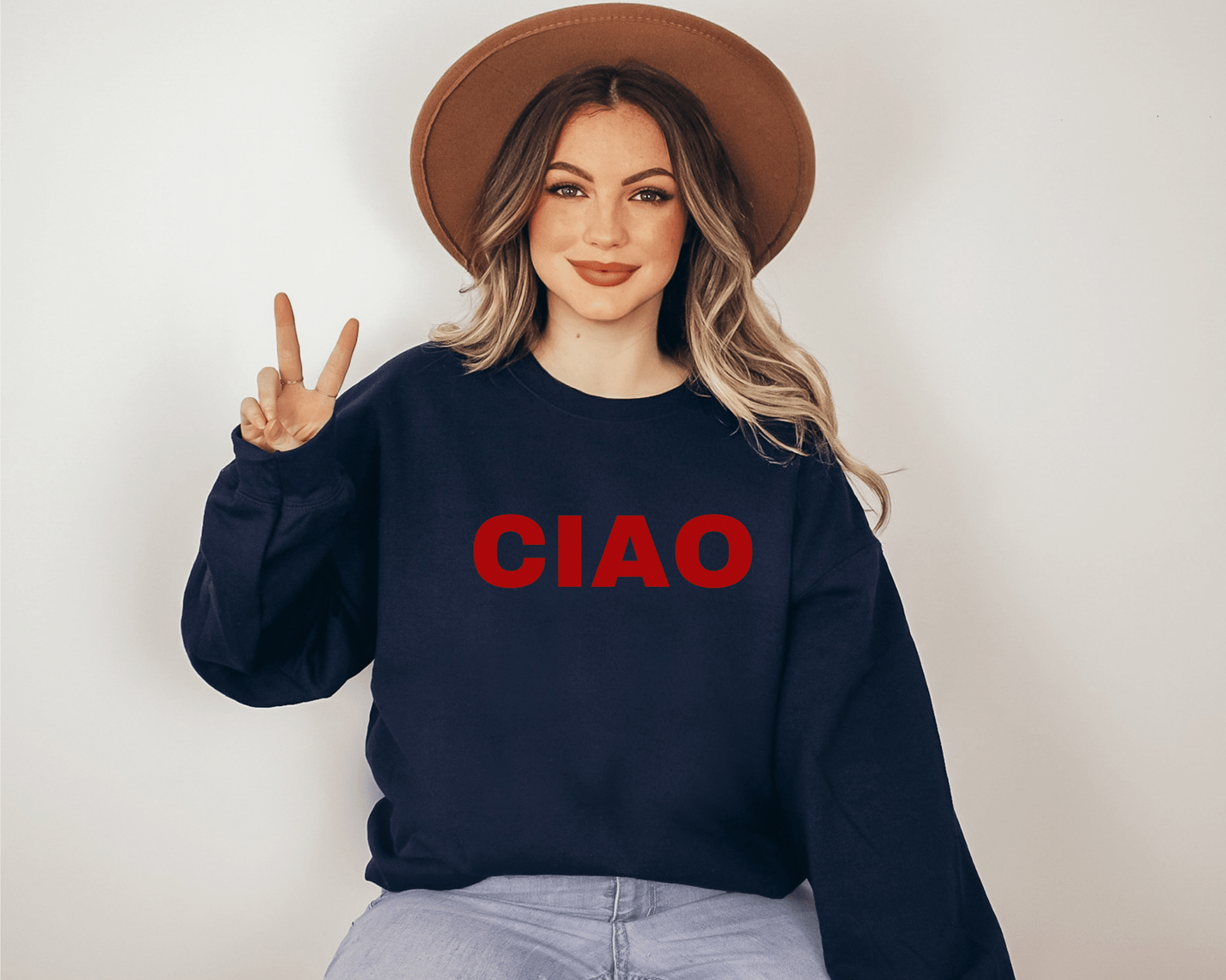 Ciao Sweatshirt in Navy