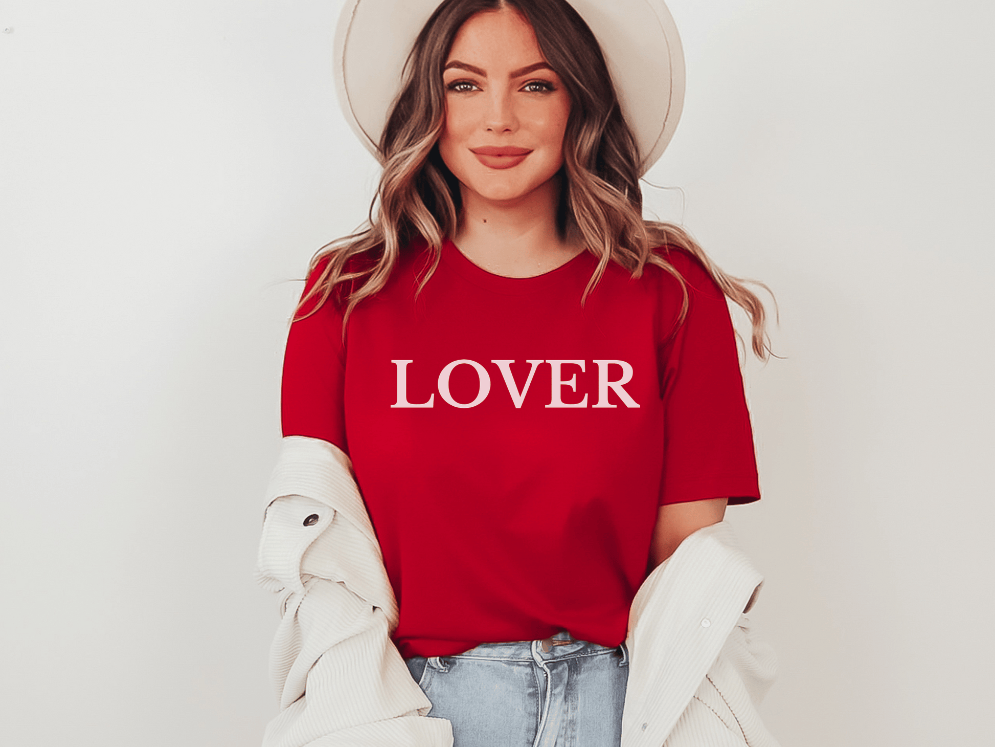 Lover T-Shirt in Red