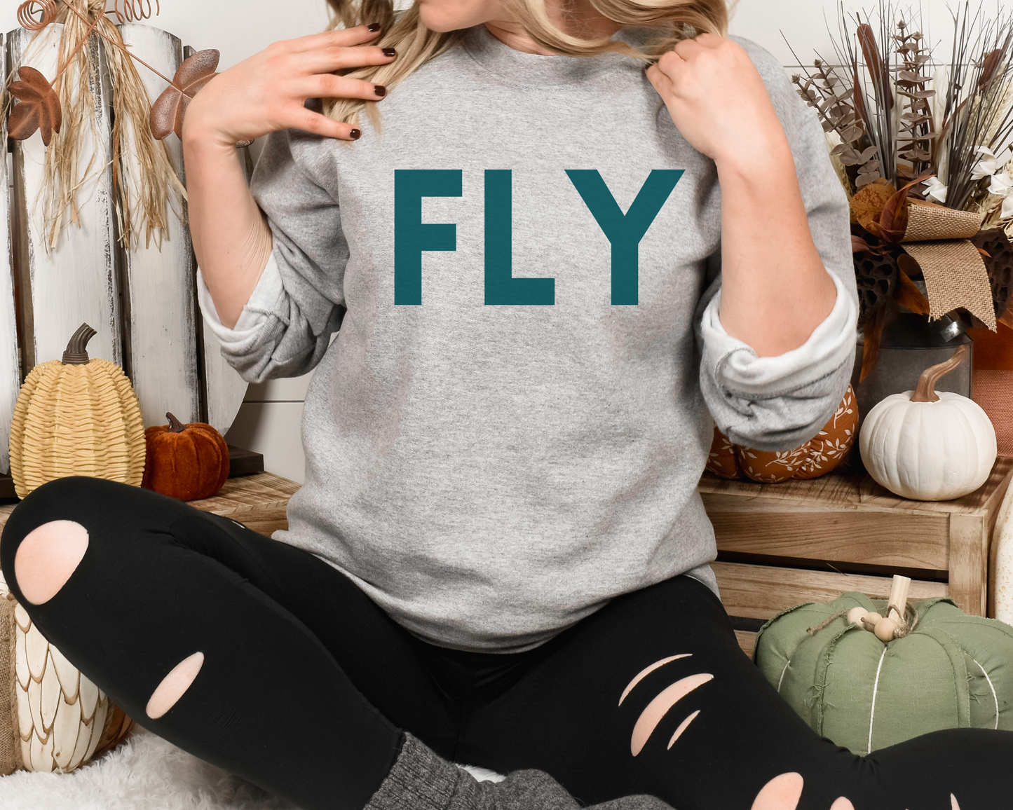 Fly Sweatshirt in Sport Gray